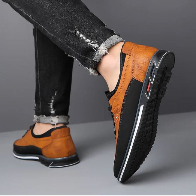 Men’s Smart Casual Leather Shoes – Lightweight Comfort & Modern Design