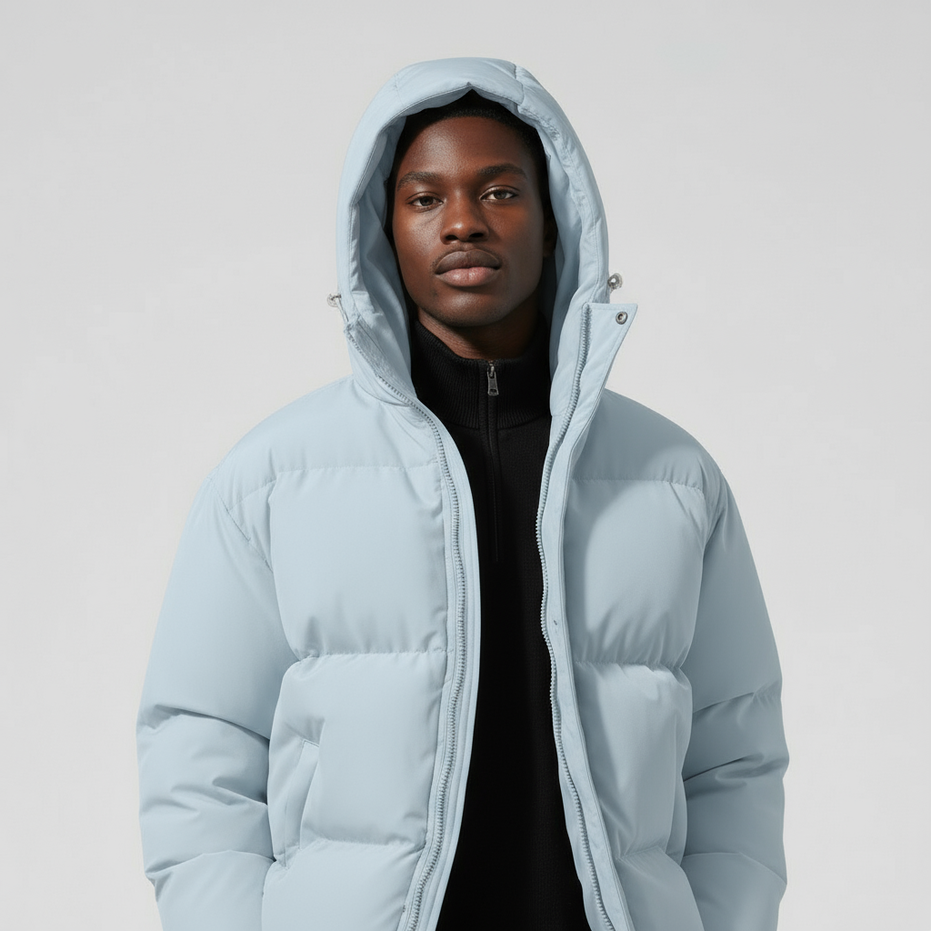 Men’s Essential Puffer Jacket – Warm Lightweight