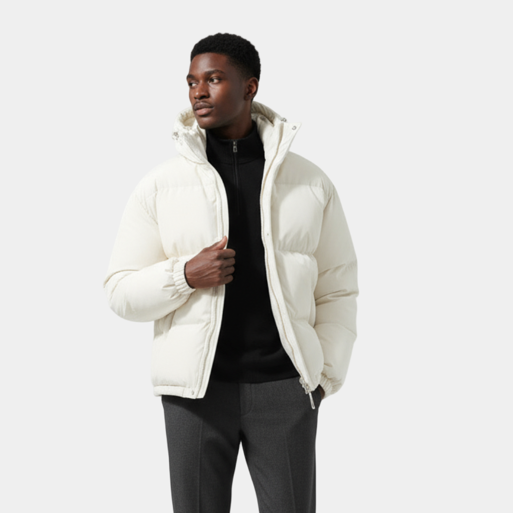 Men’s Essential Puffer Jacket – Warm Lightweight