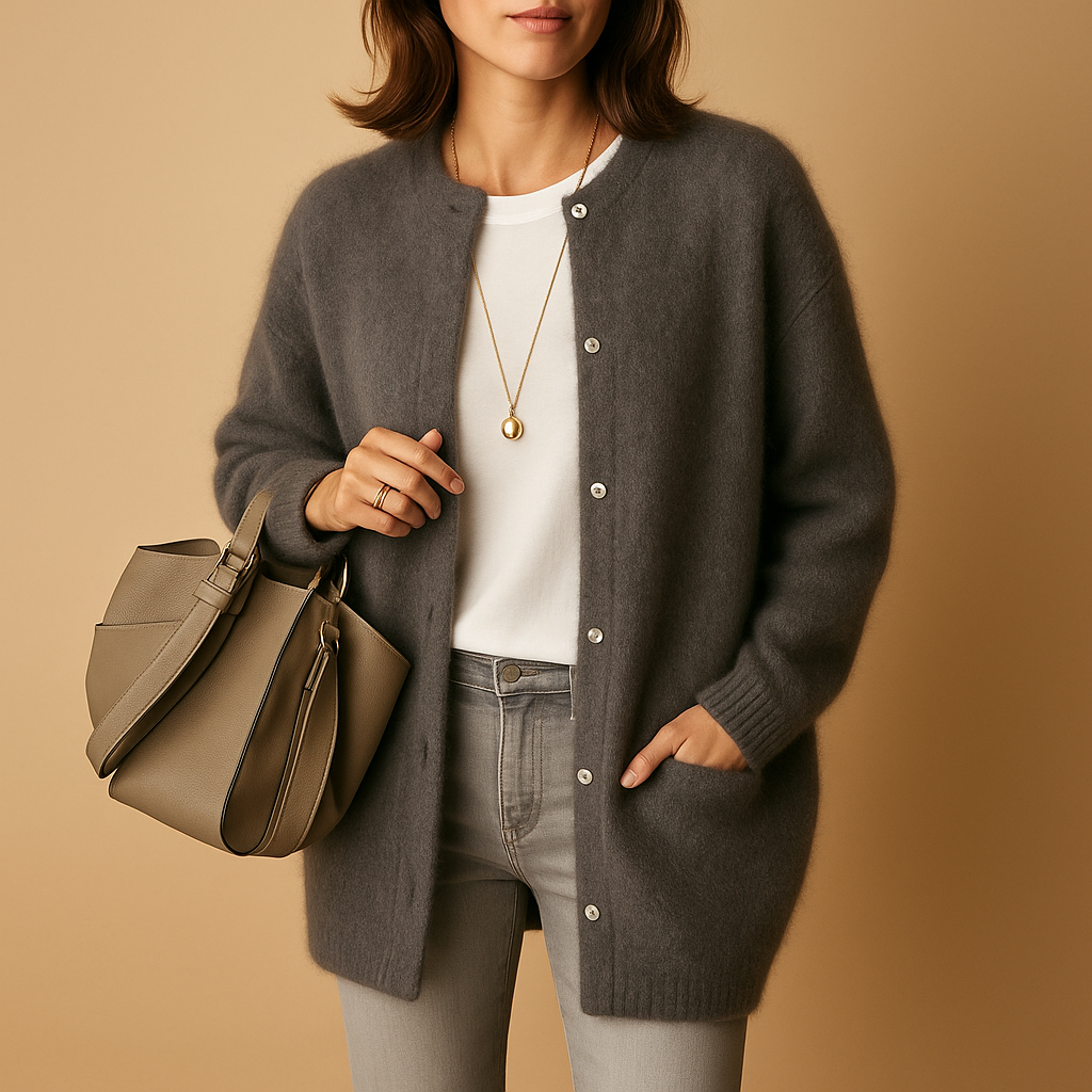 Soft Knit Button Cardigan – Elegant, Cosy & Effortlessly Timeless
