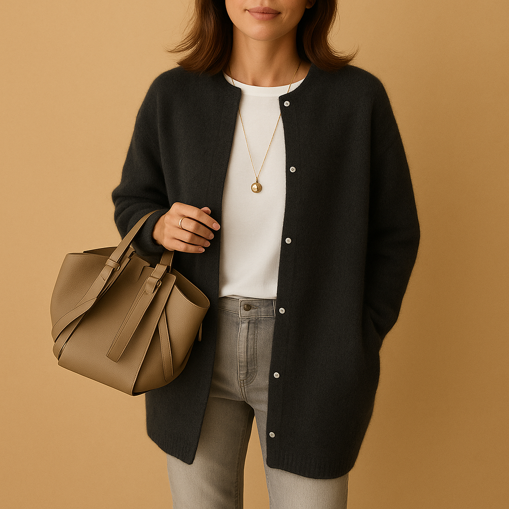 Soft Knit Button Cardigan – Elegant, Cosy & Effortlessly Timeless