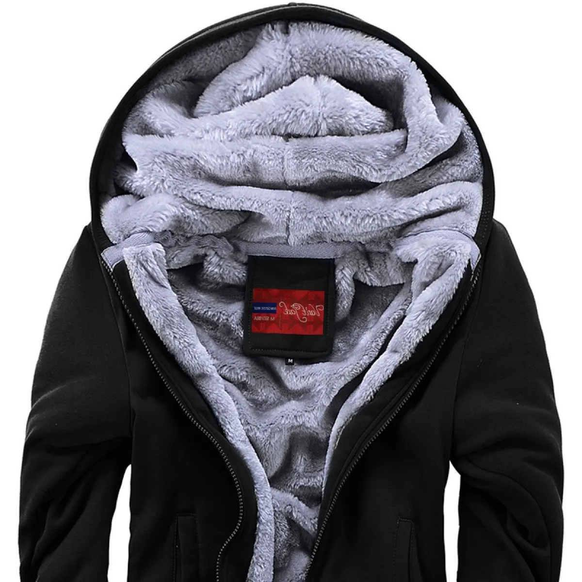 Men’s Ultra-Warm Sherpa Fleece Hoodie – Thick, Soft & Winter Ready