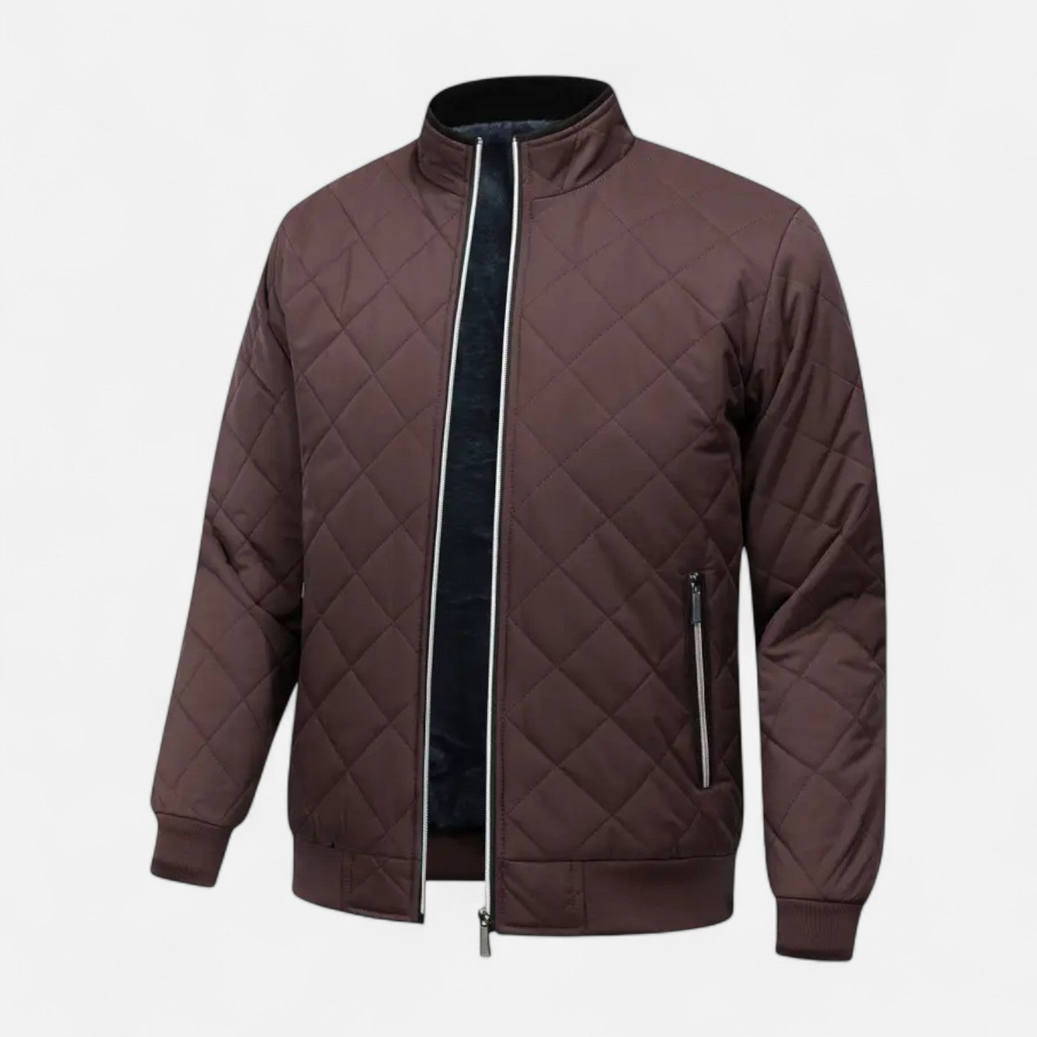 Dorevelle | Men’s Quilted Jacket – Fleece-Lined Elegance