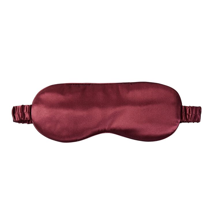 Premium Zijden Slaapmasker Red