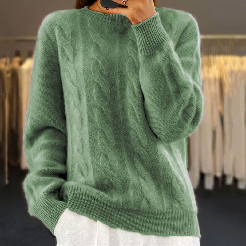 Soft Cable Knit Cozy Sweater – Warm, Stylish & Everyday Comfort
