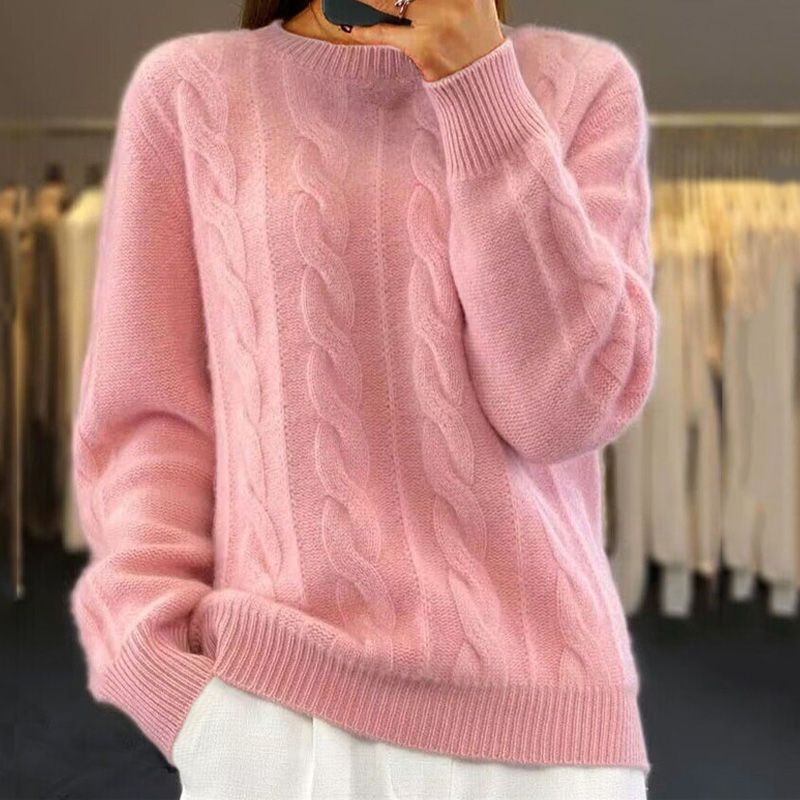 Soft Cable Knit Cozy Sweater – Warm, Stylish & Everyday Comfort