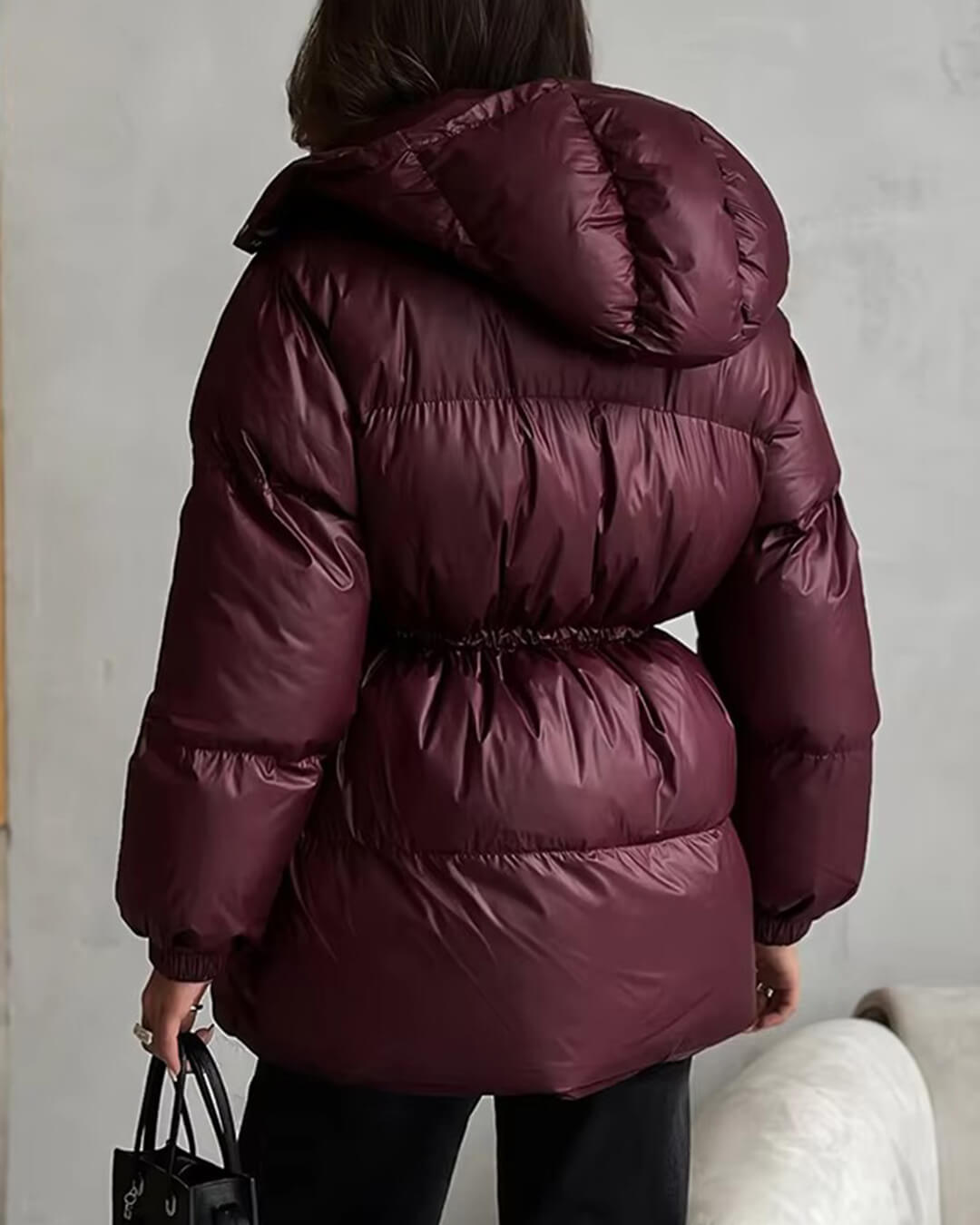 EleganceShield Women’s Puffer Coat